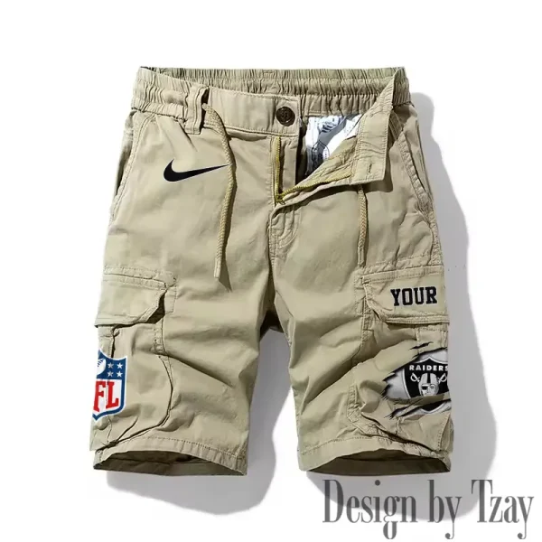 Las Vegas Raiders Men's Casual Shorts Style 2025 SPTMCS017 - Image 2
