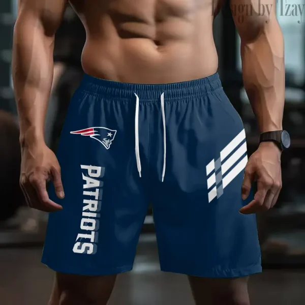 New England Patriots Casual Men's Drawstring Shorts Trending 2025 BGSHORT497
