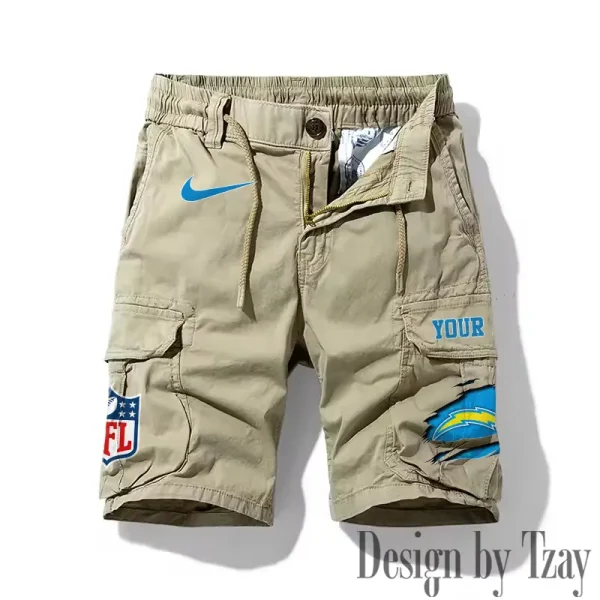 Los Angeles Chargers Men's Casual Shorts Style 2025 SPTMCS018 - Image 4