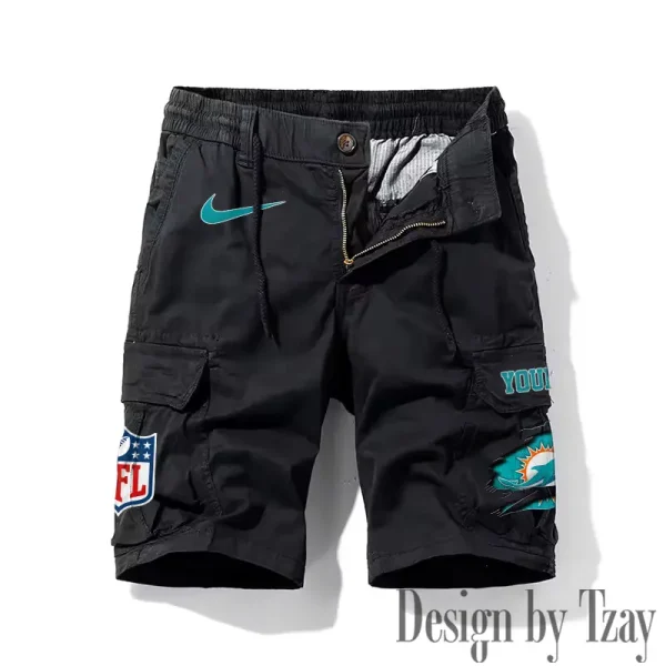 Miami Dolphins Men's Casual Shorts Style 2025 SPTMCS020 - Image 3