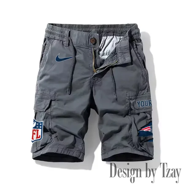 New England Patriots Men's Casual Shorts Style 2025 SPTMCS022 - Image 2