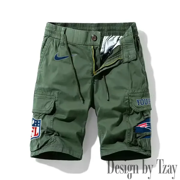New England Patriots Men's Casual Shorts Style 2025 SPTMCS022 - Image 3