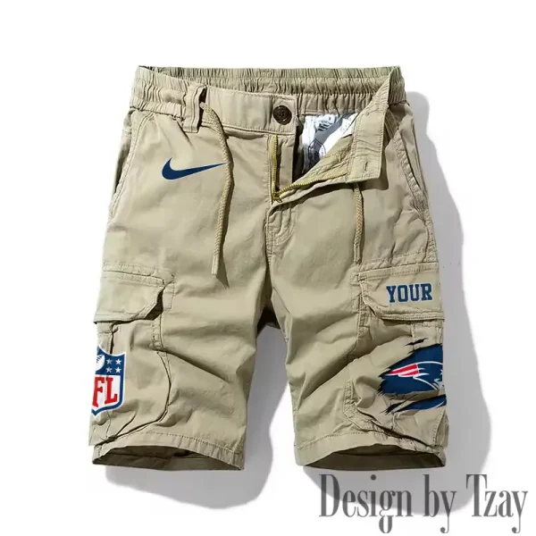 New England Patriots Men's Casual Shorts Style 2025 SPTMCS022 - Image 4