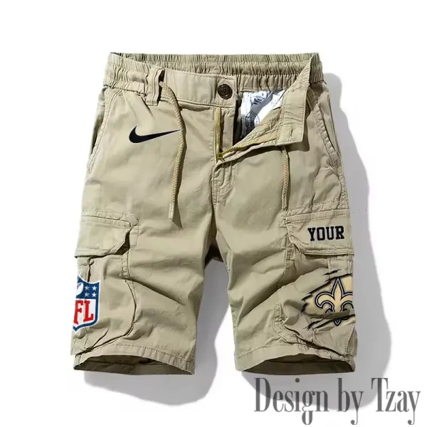 New Orleans Saints Men's Casual Shorts Style 2025 SPTMCS023 - Image 2