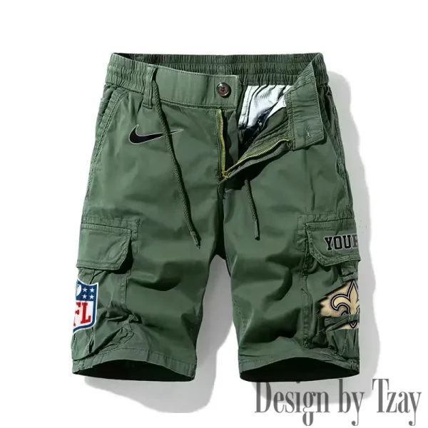 New Orleans Saints Men's Casual Shorts Style 2025 SPTMCS023 - Image 3