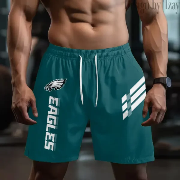 Philadelphia Eagles Casual Men's Drawstring Shorts Trending 2025 BGSHORT501
