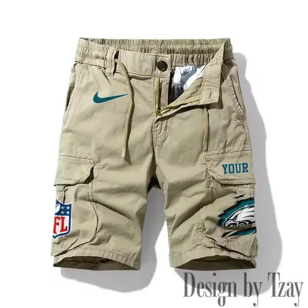 Philadelphia Eagles Men's Casual Shorts Style 2025 SPTMCS026 - Image 4