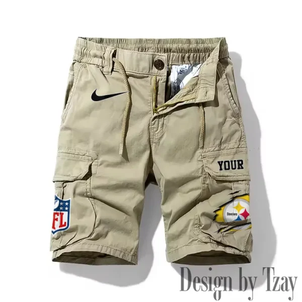 Pittsburgh Steelers Men's Casual Shorts Style 2025 SPTMCS027 - Image 2