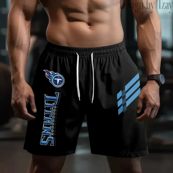 Tennessee Titans Casual Men's Drawstring Shorts Trending 2025 BGSHORT506 - Image 2