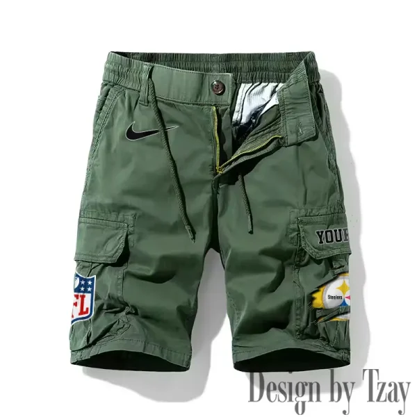 Pittsburgh Steelers Men's Casual Shorts Style 2025 SPTMCS027 - Image 3