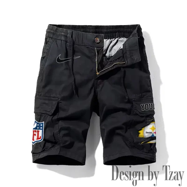 Pittsburgh Steelers Men's Casual Shorts Style 2025 SPTMCS027 - Image 4