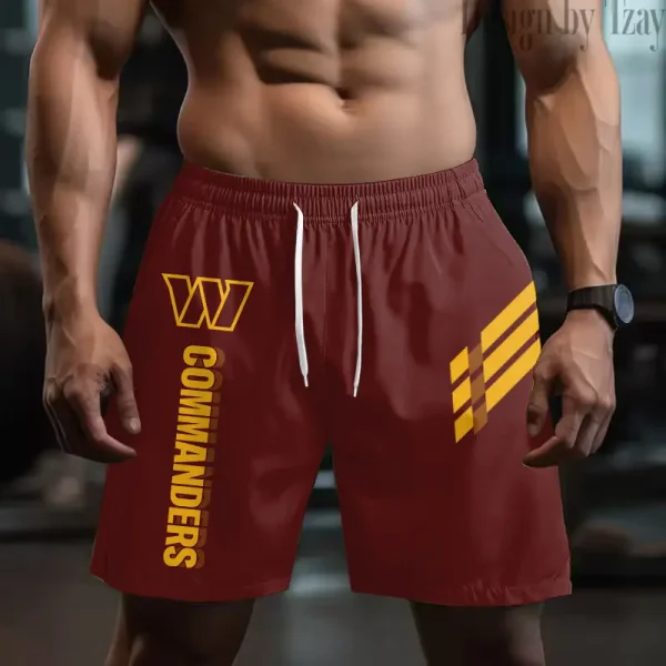 Washington Commanders Casual Men's Drawstring Shorts Trending 2025 BGSHORT507