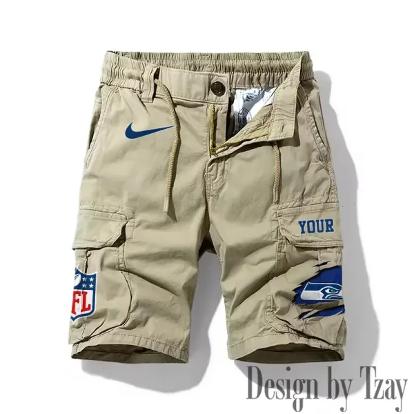 Seattle Seahawks Men's Casual Shorts Style 2025 SPTMCS029 - Image 2