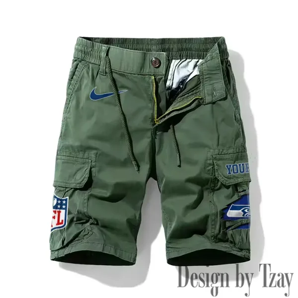 Seattle Seahawks Men's Casual Shorts Style 2025 SPTMCS029 - Image 3