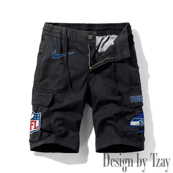 Seattle Seahawks Men's Casual Shorts Style 2025 SPTMCS029 - Image 4