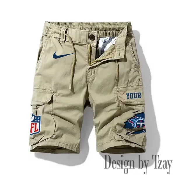 Tennessee Titans Men's Casual Shorts Style 2025 SPTMCS031 - Image 3