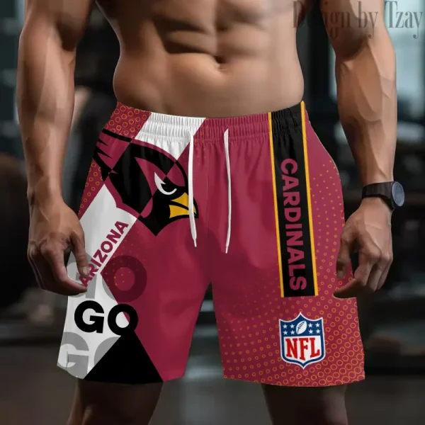 Arizona Cardinals Casual Men's Drawstring Shorts Trending 2025 BGSHORT508
