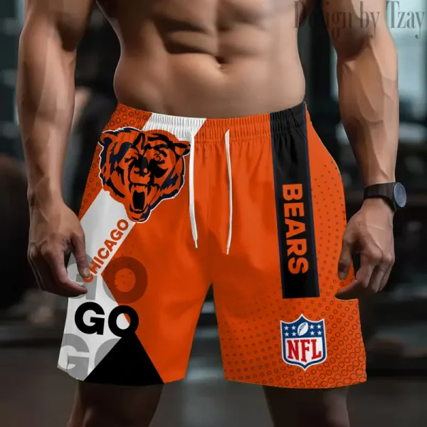 Chicago Bears Casual Men's Drawstring Shorts Trending 2025 BGSHORT513