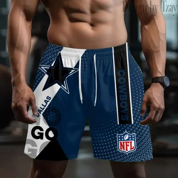 Dallas Cowboys Casual Men's Drawstring Shorts Trending 2025 BGSHORT516