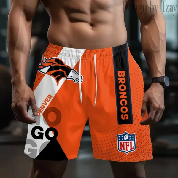 Denver Broncos Casual Men's Drawstring Shorts Trending 2025 BGSHORT517