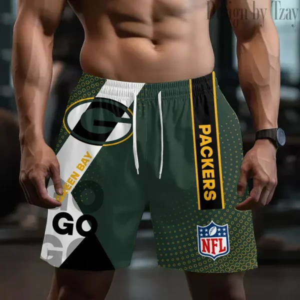 Green Bay Packers Casual Men's Drawstring Shorts Trending 2025 BGSHORT519