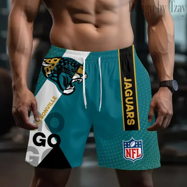 Jacksonville Jaguars Casual Men's Drawstring Shorts Trending 2025 BGSHORT522