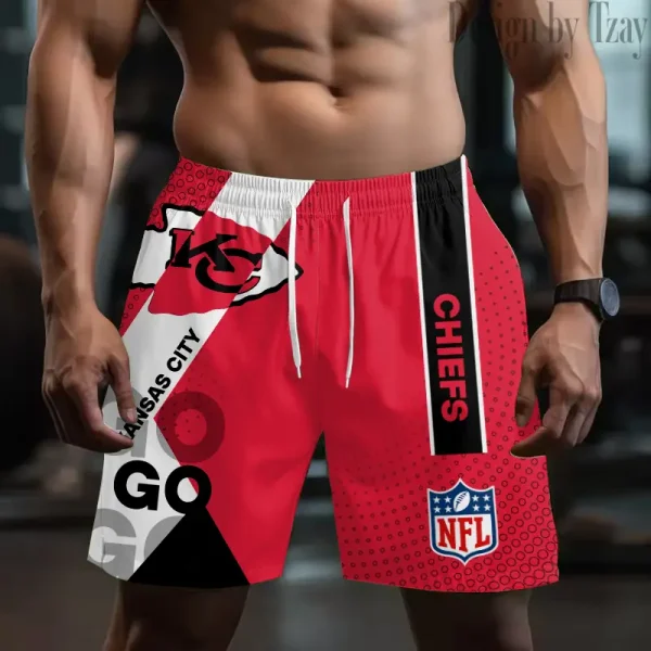 Kansas City Chiefs Casual Men's Drawstring Shorts Trending 2025 BGSHORT523
