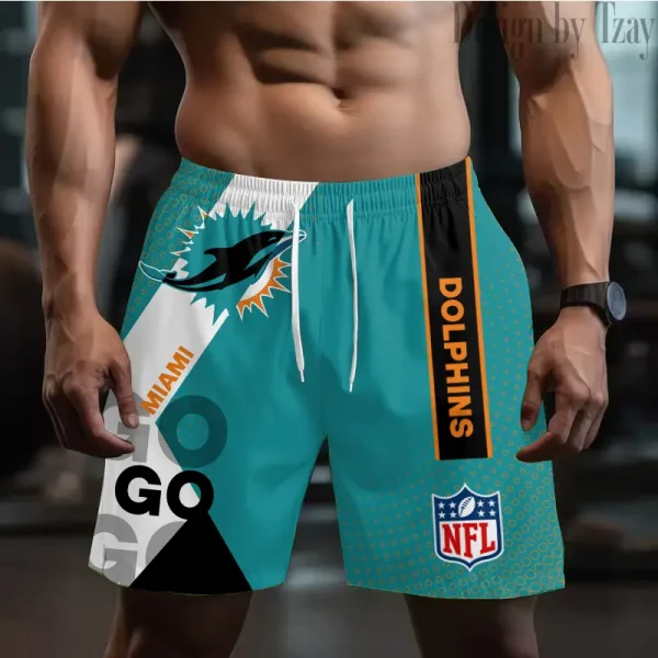 Miami Dolphins Casual Men's Drawstring Shorts Trending 2025 BGSHORT527