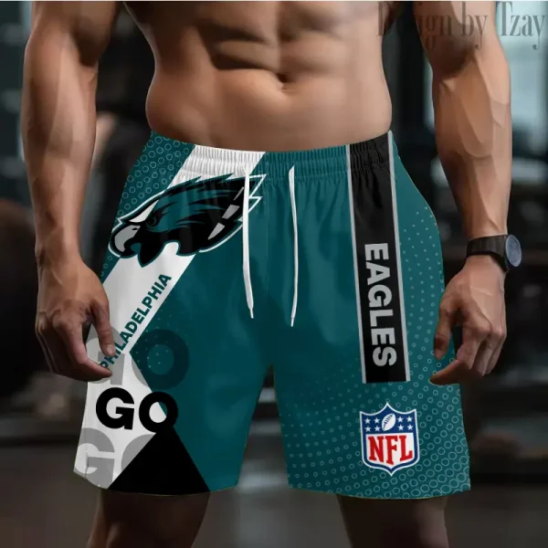 Philadelphia Eagles Casual Men's Drawstring Shorts Trending 2025 BGSHORT533