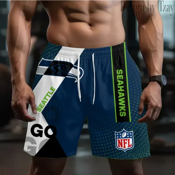 Seattle Seahawks Casual Men's Drawstring Shorts Trending 2025 BGSHORT536