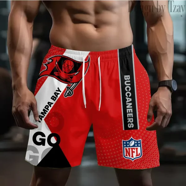 Tampa Bay Buccaneers Casual Men's Drawstring Shorts Trending 2025 BGSHORT537