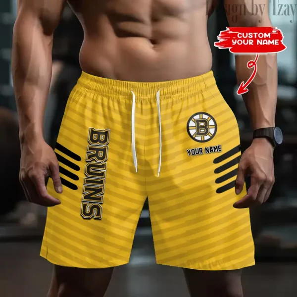 Boston Bruins Men's Shorts Sport Lightweight Casual Workout style 2025 BGSHORT541