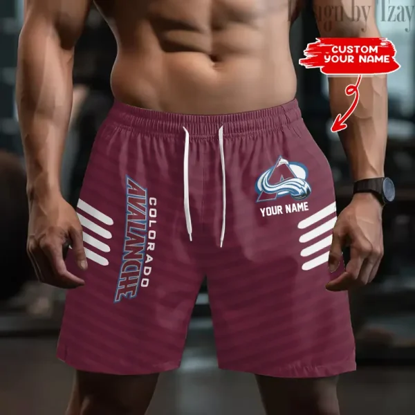 Colorado Avalanche Men's Shorts Sport Lightweight Casual Workout style 2025 BGSHORT546