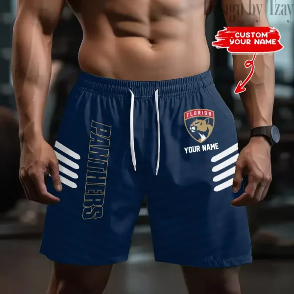 Florida Panthers Men's Shorts Sport Lightweight Casual Workout style 2025 BGSHORT550