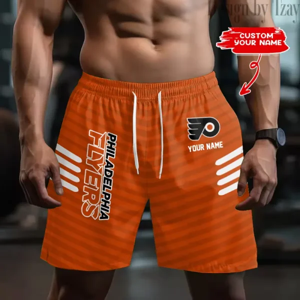 Philadelphia Flyers Men's Shorts Sport Lightweight Casual Workout style 2025 BGSHORT559