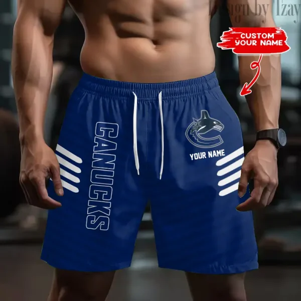 Vancouver Canucks Men's Shorts Sport Lightweight Casual Workout style 2025 BGSHORT567