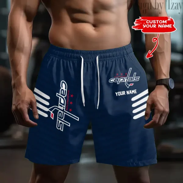 Washington Capitals Men's Shorts Sport Lightweight Casual Workout style 2025 BGSHORT569