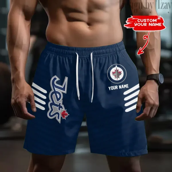 Winnipeg Jets Men's Shorts Sport Lightweight Casual Workout style 2025 BGSHORT570