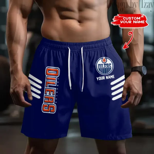Edmonton Oilers Men's Shorts Sport Lightweight Casual Workout style 2025 BGSHORT571