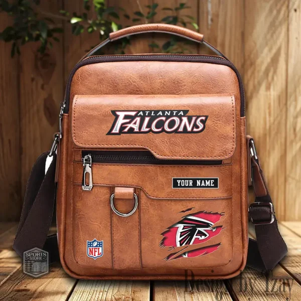 Atlanta Falcons Leather Basic Balo New Design 2025 SPTBALO002