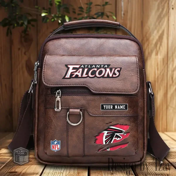 Atlanta Falcons Leather Basic Balo New Design 2025 SPTBALO002 - Image 2