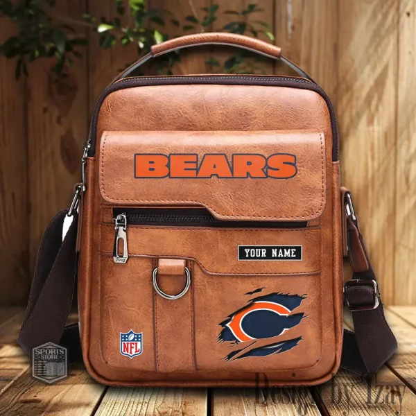 Chicago Bears Leather Basic Balo New Design 2025 SPTBALO006
