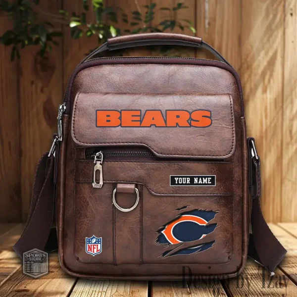 Chicago Bears Leather Basic Balo New Design 2025 SPTBALO006 - Image 2