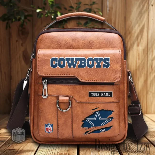 Dallas Cowboys Leather Basic Balo New Design 2025 SPTBALO009 - Image 3
