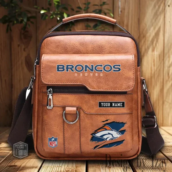 Denver Broncos Leather Basic Balo New Design 2025 SPTBALO010