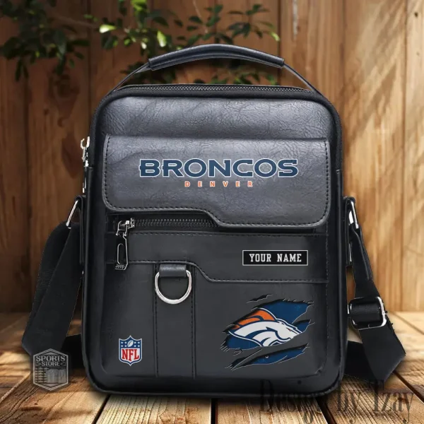 Denver Broncos Leather Basic Balo New Design 2025 SPTBALO010 - Image 3