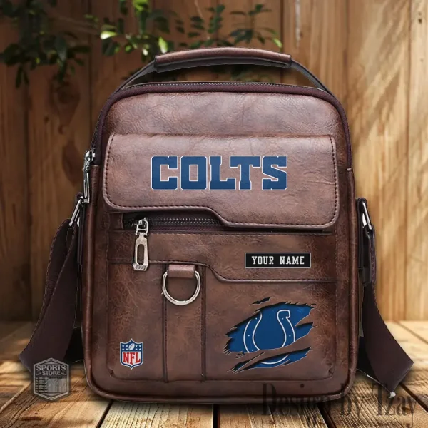 Indianapolis Colts Leather Basic Balo New Design 2025 SPTBALO014