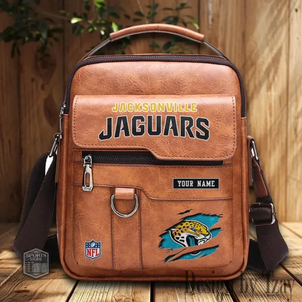 Jacksonville Jaguars Leather Basic Balo New Design 2025 SPTBALO015 - Image 3