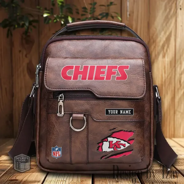 Kansas City Chiefs Leather Basic Balo New Design 2025 SPTBALO016