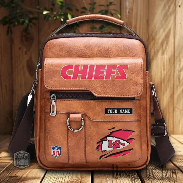 Kansas City Chiefs Leather Basic Balo New Design 2025 SPTBALO016 - Image 2
